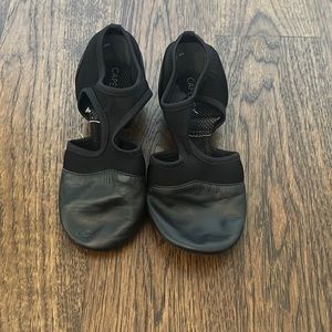 capezio black pedini shoes